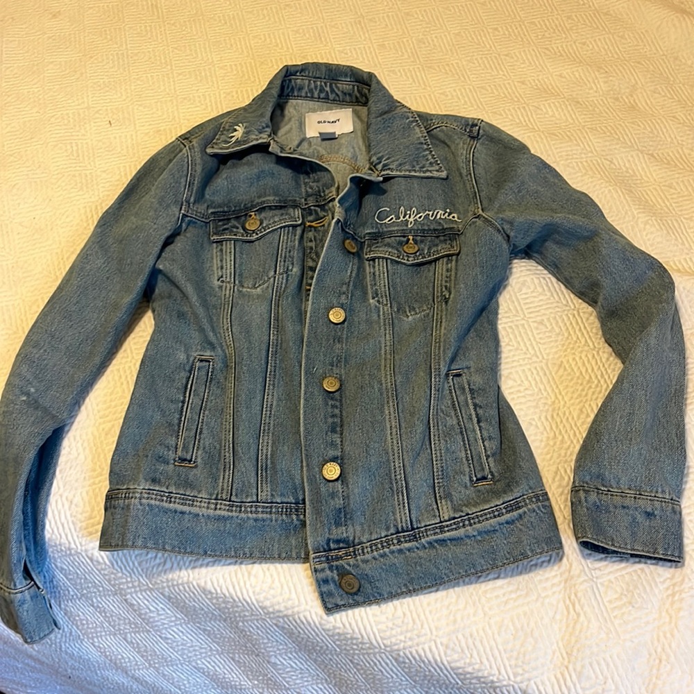 Jean jacket xs Old Navy washed denim